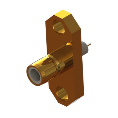 32-369-D3 - SMB 2 Hole Flange Mounting Jack ( Tab Contact ) 