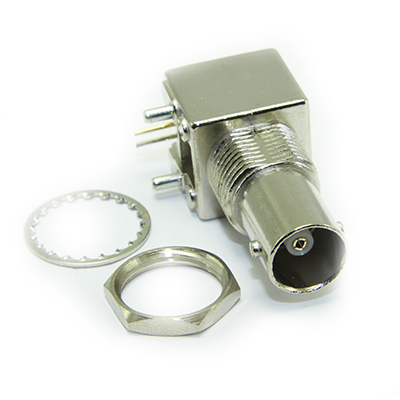 BNC Right Angle Bulkhead PCB Jack, 75 Ohm - Image 2