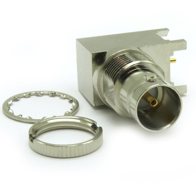 BNC Right Angle Bulkhead PCB Mount Jack True 75 Ohm 3G - Image 4