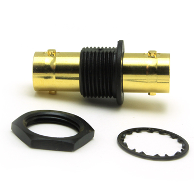 'KORUS' BNC Insulated Bulkhead Jack to Jack Adaptor True 75 Ohm 12GHz - Image 2