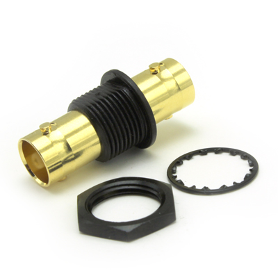 'KORUS' BNC Insulated Bulkhead Jack to Jack Adaptor True 75 Ohm 12GHz - Image 3