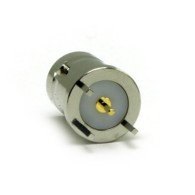 BNC  Vertical 3 Square Legs PCB Mount Jack, 75 Ohm ( 16.8 mm High) - Image 3