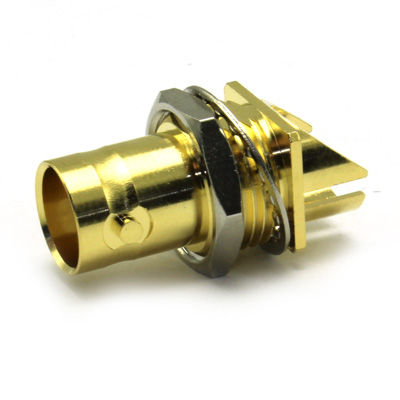 12G BNC End Launch Bulkhead Jack True 75 Ohm 1.6mm With Nut & Washer - Image 2