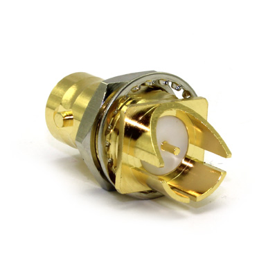 12G BNC End Launch Bulkhead Jack True 75 Ohm 1.6mm With Nut & Washer - Image 3