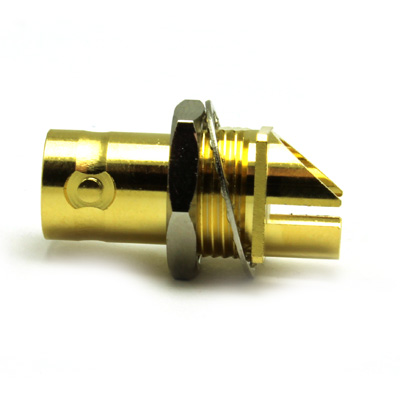 12G BNC End Launch Bulkhead Jack True 75 Ohm 1.6mm With Nut & Washer - Image 4