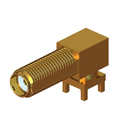 30-468-D3-2.4 - SMA Right Angle Bulkhead PCB Jack 