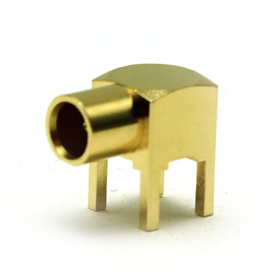 45-465-D6 - MCX Right Angle PCB Mount 75 Ohm Jack 