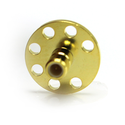 SMB 7 Hole Round Flange Mount Solder Jack - Image 2