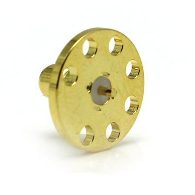 SMB 7 Hole Round Flange Mount Solder Jack - Image 4