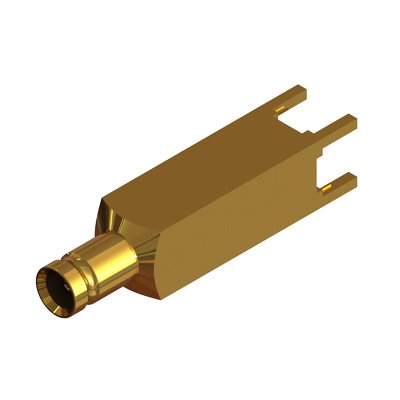 52-450-D36-25 - 1.0/2.3 PCB Straight Jack True 75 ohm 3Ghz 25mm Board Height 