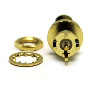 SMA Reverse Polarity Straight PCB Bulkhead Jack IP68 Un-Mated - Image 3