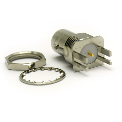 BNC End Launch Bulkhead Jack True 75 Ohm 12G ( Board Thickness 1.6mm) - Image 3