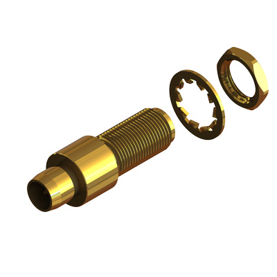 74-3057-512-D3 - SMA Bulkhead Jack to BMA Plug Straight Adaptor 