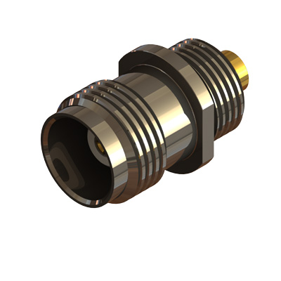 74-1356-502-A3 - TNC Front Mount Jack to SMP Jack Straight Adaptor 