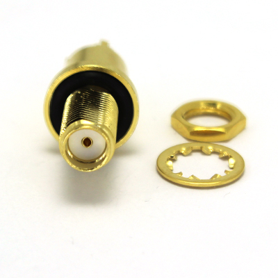 SMA Straight PCB Bulkhead Jack -25.4mm High - Image 4