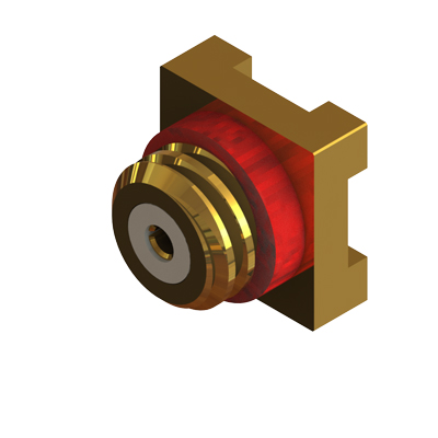 54-453-D3 - 10-32 (Microdot) Surface Mount Low Profile PCB Mount Jack 