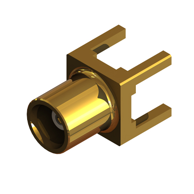 45-450-D3 - MCX  Straight PCB Jack 50 Ohm 