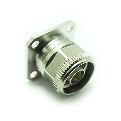 25-233-A3 - N Type Plug 1"sq flange, Solder Bucket 50ohm 