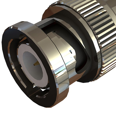 BNC Plug to SMA Plug Straight Adaptor - Image 3