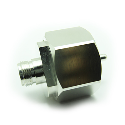 74-2584-534-G3 - N Type Jack to LC Plug Straight Adaptor ( Silver ) 